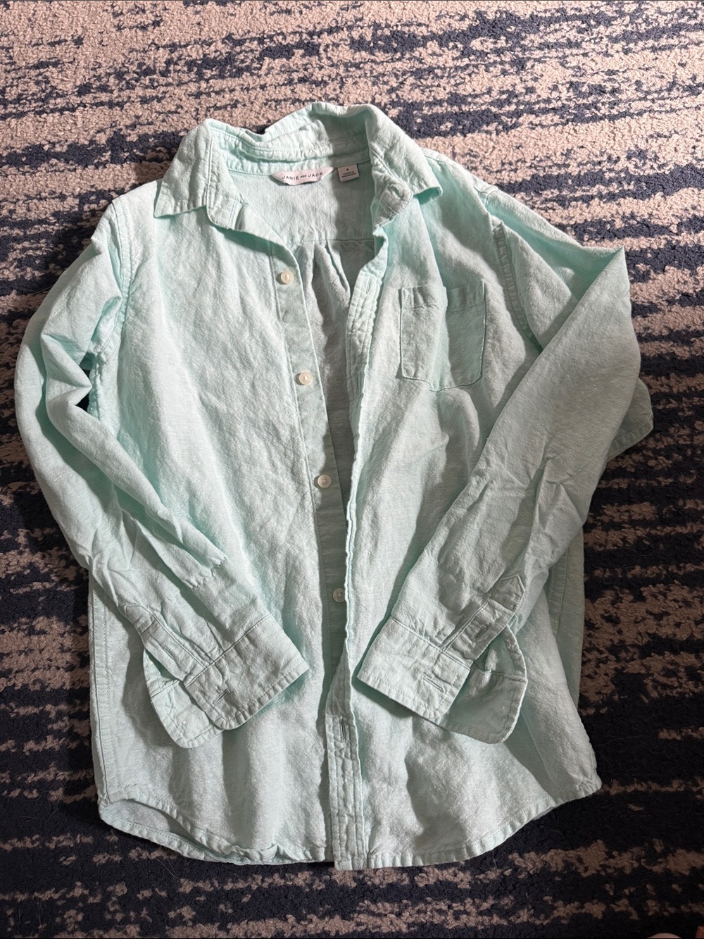 Janie and Jack- Linen Button-Down Shirt